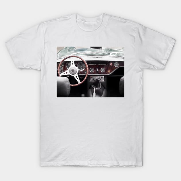 British classic sports car Spitfire T-Shirt by Beate Gube